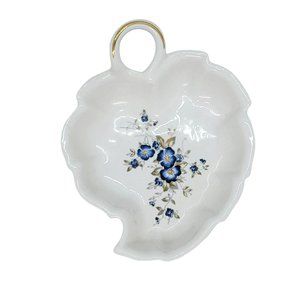 "Perugina" By Aurora Firenze Italia Handpainted Ceramic Leaf Dish